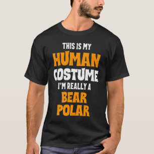 Camiseta Este É Meu Disfarce Humano Na Verdade Sou Um Urso