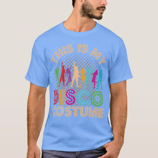 Camiseta Este É Meu Figurino de Disco Retro Vintage 70s ret