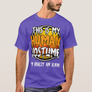 Camiseta Este É Meu Figurino Humano Eu Sou Um Preguiçoso En