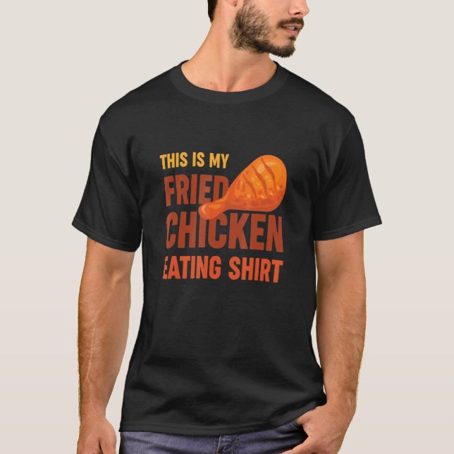 Camiseta Este É Meu Frango Frito Comendo   Frango (Frente)