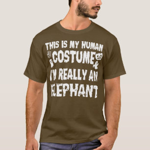Camiseta Este é meu hábito humano Eu sou realmente um salão