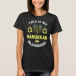 Camiseta Este É Meu Hanukkah Pajamakah Chanukah Pajama<br><div class="desc">Este É Meu Hanukkah Pajamakah Chanukah Pajama</div>