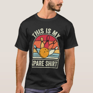 Camiseta Este É Meu Homens Da Equipe Engraçada Da Boliche S
