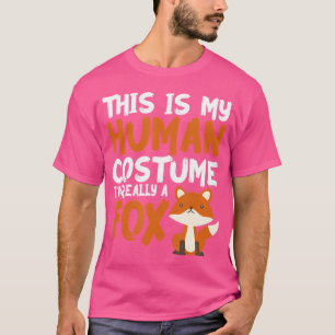 Camiseta Este É Meu Im Humano Realmente Um Fox