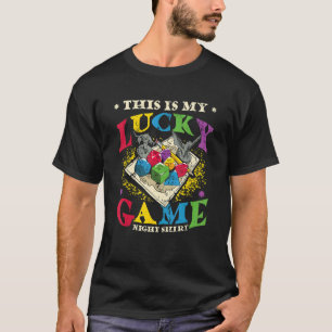 Camiseta Este É Meu Jogo de Tabuleiro da Sorte