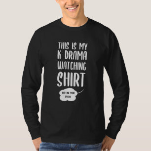 Camiseta Este É Meu Kdrama Assistindo Drama Coreano K-Drama