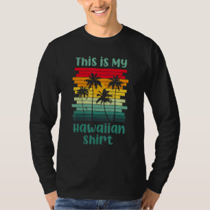 Camiseta Este É Meu Luau Havaiano Aloha Havaí Praia Abacaxi
