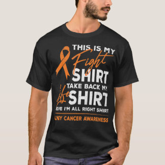 Camiseta Este É Meu Mês De Cancer de rim De Luta