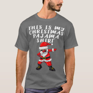 Camiseta Este É Meu Natal Pajama Dabbing Classic TShirt