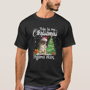 Camiseta Este É Meu Natal Pajama Engraçado Papais noeis De 