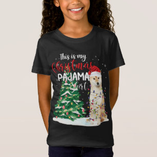 Camiseta Este É Meu Natal Pajama Engraçado Shiba Inu Dog Lo
