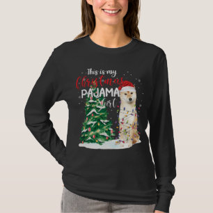 Camiseta Este É Meu Natal Pajama Engraçado Shiba Inu Dog Lo