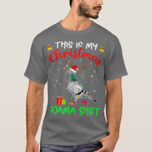 Camiseta Este É Meu Natal Pajama Mostra Papais noeis de Nat