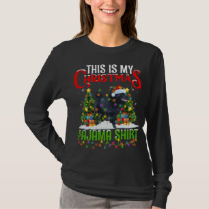Camiseta Este É Meu Natal Pajama Schipperke Dog Christm