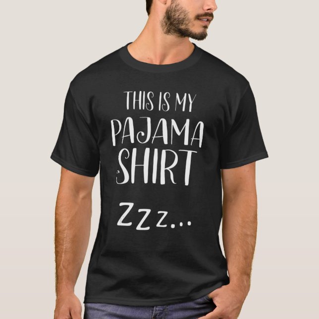 Camiseta Este É Meu Pajama Sleepover (Frente)