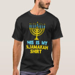 Camiseta Este É Meu Pijakah Menorah Hanukkah Pajamas Cha<br><div class="desc">Este É O Meu Pajamakah Menorah Hanukkah Pajamas Chanukah 1.</div>