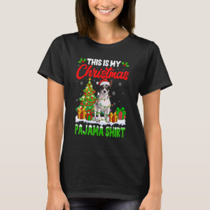 Camiseta Este É Meu Pijama De Natal Jack Russell Terrier