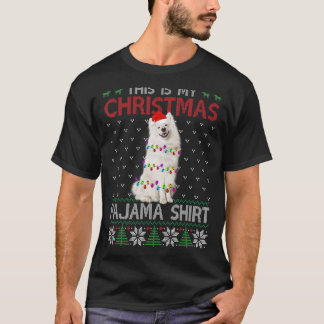 Camiseta Este É Meu Pijama De Natal   Luz Esquimó Americana