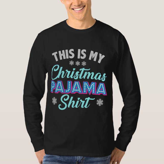 Camiseta Este É Meu Presente Da Família X-Mas Legal Do Paja (Frente)