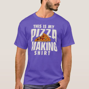 Camiseta Este É Meu Presente de Comida de Pizza Fazendo Piz