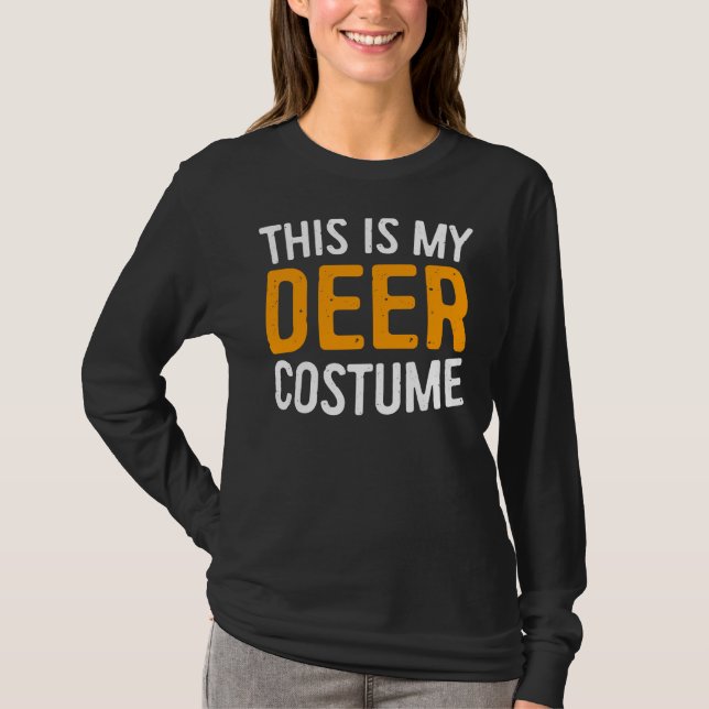 Camiseta Este É Meu Suor De Costume De Veado (Frente)