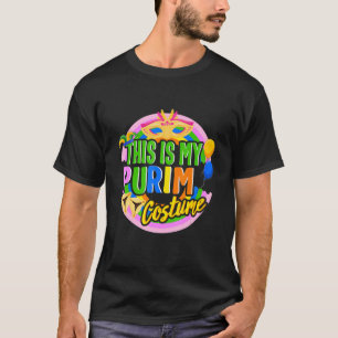 Camiseta Este É Meu Traje de Purim Festa das Sortes Feriado