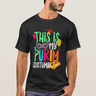 Camiseta Este É Meu Traje De Purim Judaico Feliz Purim Hama