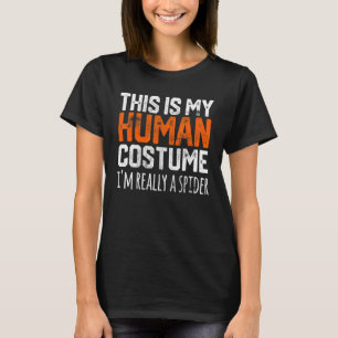 CAMISETA ESTE É MEU TRAJE HUMANO, EU SOU REALMENTE UMA ARAN