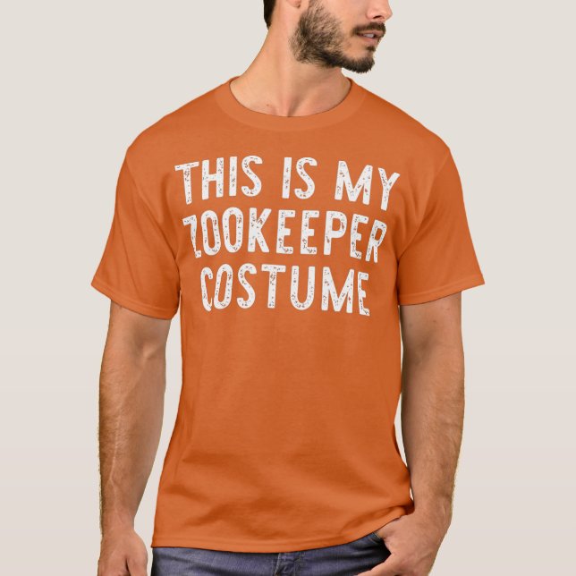 Camiseta Este É Meu Zookeeper Figurume Halloween ZooKeeper (Frente)