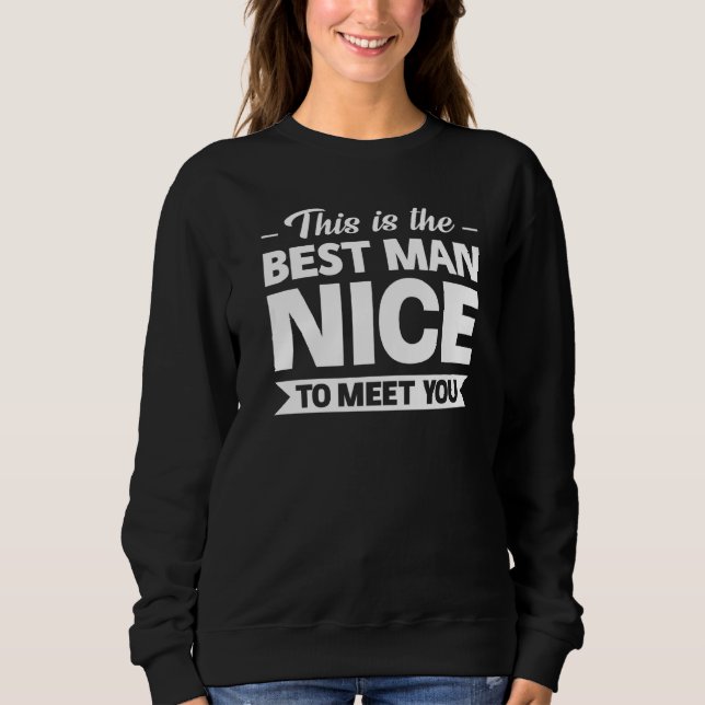 Camiseta Este É O Besy Man Que Prazer Em Conhecê-Lo. (Frente)