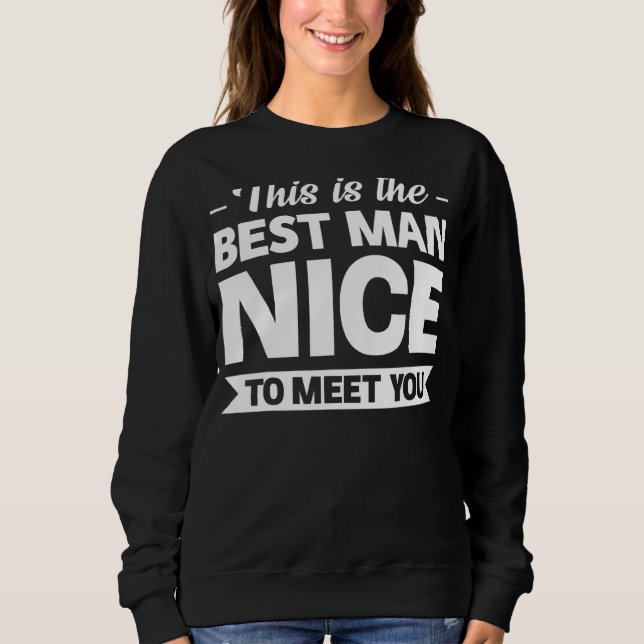 Camiseta Este É O Besy Man Que Prazer Em Conhecê-Lo. (Frente)