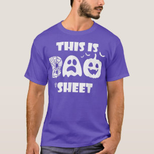 Camiseta Este É O Boo Sheet Bonito Adorável BOO Feliz Hallo