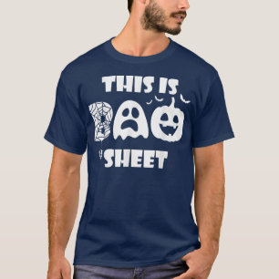 Camiseta Este É O Boo Sheet Bonito Adorável Boo Feliz Hallo