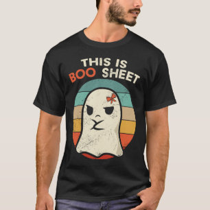 Camiseta Este É O Boo Sheet Divertido Figurinos De Hallowee