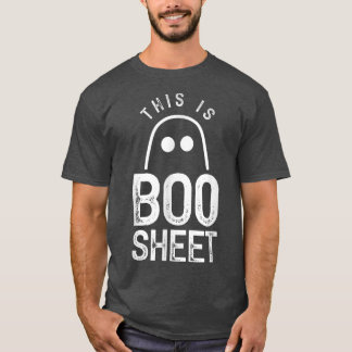 Camiseta Este É O Boo Sheet Ghost Ghosts Halloween Scary