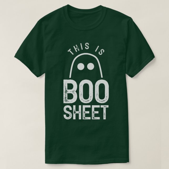 Camiseta Este é o Boo Sheet Ghost Ghosts Halloween Scary (Frente do Design)