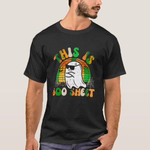 Camiseta Este É O Boo Sheet Ghost Retro Halloween Engraçado