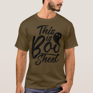 Camiseta Este é o Boo Sheet Ghost Scary Ghosts Halloween