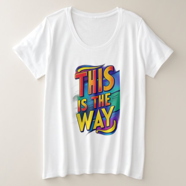 Camiseta Este é o caminho (Frente do Design)