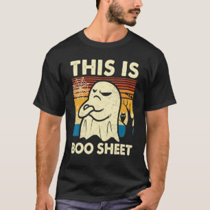 Camiseta Este é o Fantasma Boo Sheet Retro Fantasia de Hall
