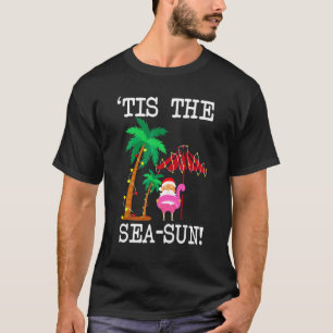 Camiseta Este É O Mar Sol Tropical De Natal Papais noeis Fl