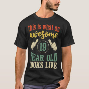 Camiseta Este é o melhor presente de 19 anos