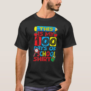 Camiseta Este é o meu 100 dias de professor universitário C