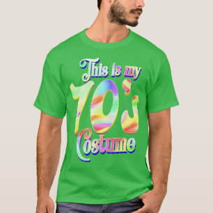 Camiseta Este é o meu 70s Costume T-Shirt-gigapixel-standar