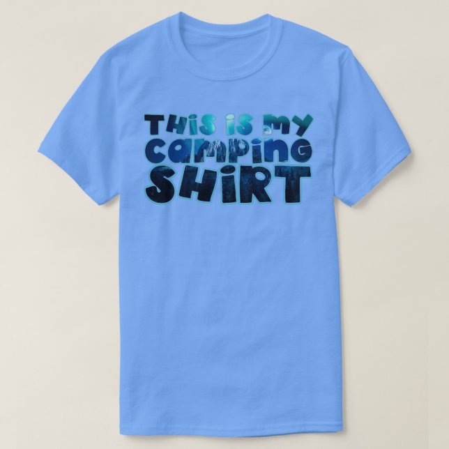 Camiseta Este É O Meu Acampamento (Frente do Design)