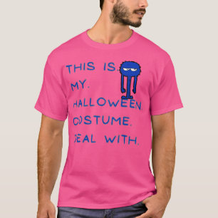 Camiseta este é o meu acordo de fantasia de halloween com 2