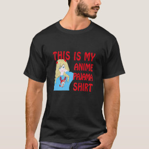 Camiseta Este É O Meu Anime Pajama, Engraçado Gift De Garot