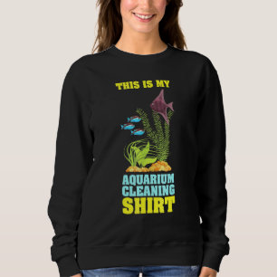 Camiseta Este É O Meu Aquário Limpando Aquário Aquarista Fs