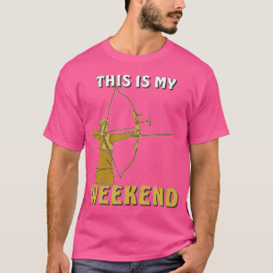 Camiseta Este É O Meu Arquiteto De Arqueiros Do Fim De Sema