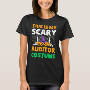 Camiseta Este É O Meu Assustador Auditor Figurume Halloween
